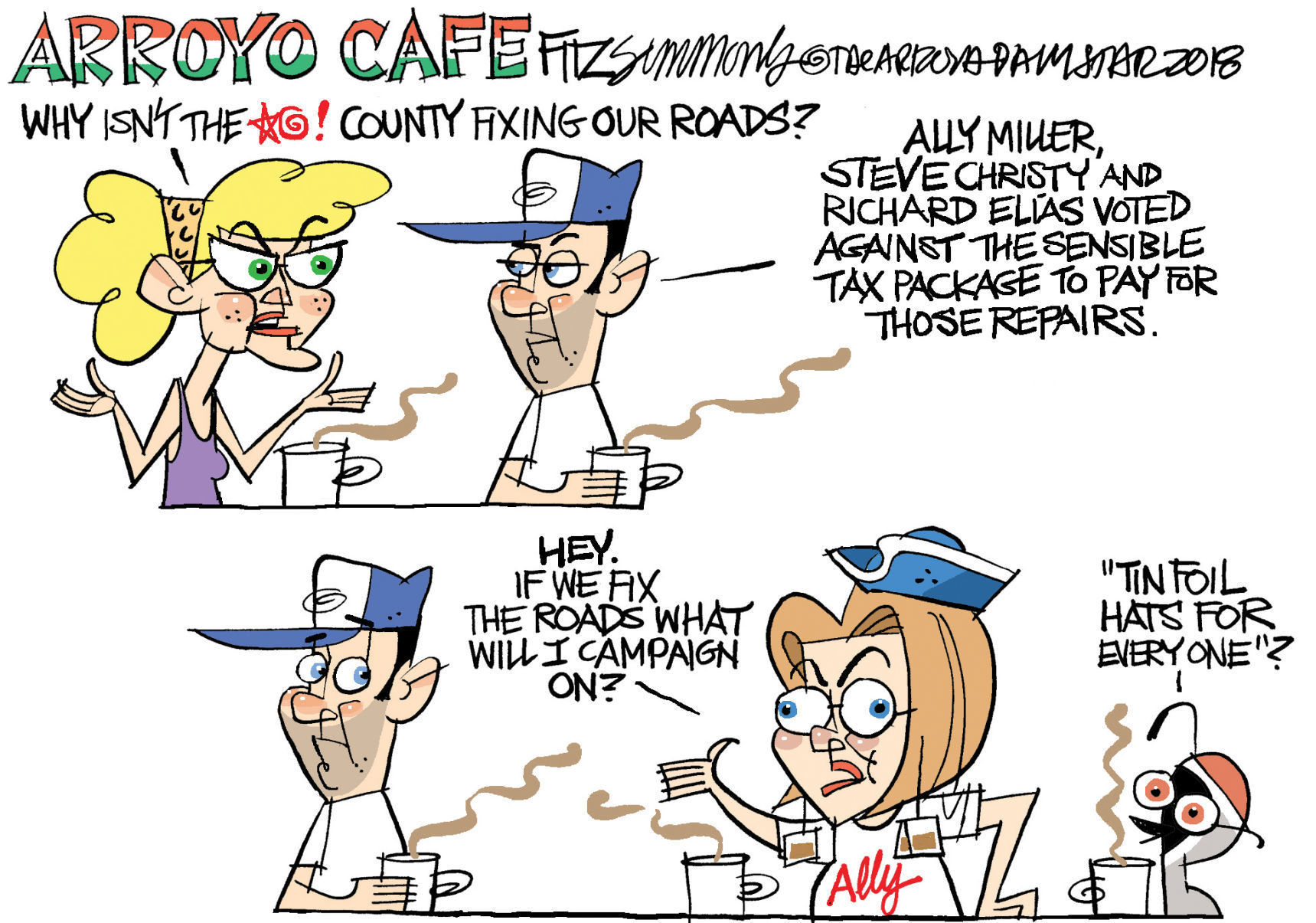 Daily Fitz Cartoon: Roads